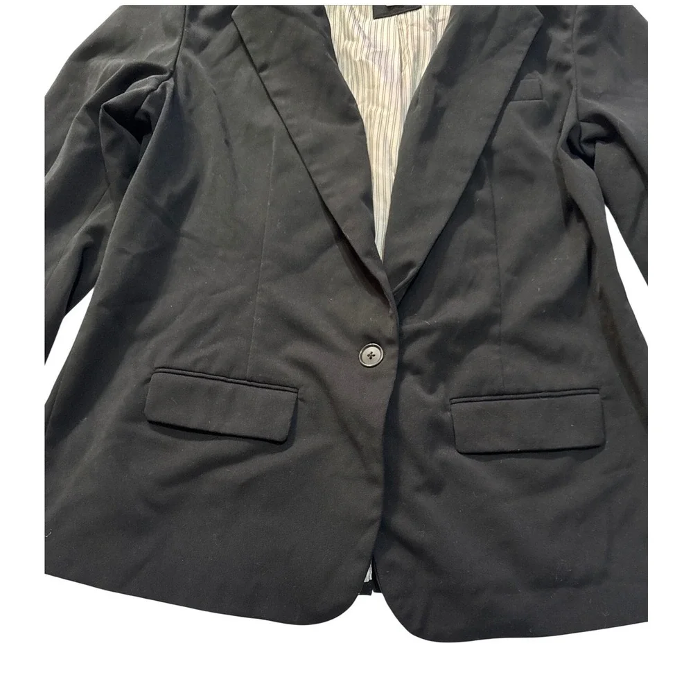 A New Day Women's Black Blazer‎ Jacket Size 16 Lined